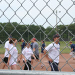 thurman campbell and us bank participate in a softball event for businesses in clarksville tn